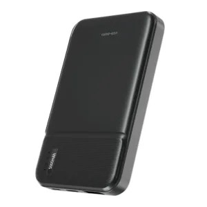5000mAh Fast Charging Power Bank with Dual Input (Micro USB & Type-C), LED Display, USB Output, Lightweight Portable Design