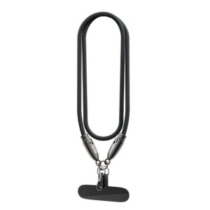 27W Fast Charging Type-C to Lightning Braided Data Cable (1.2M) with Zinc Alloy Connectors and Lanyard Design