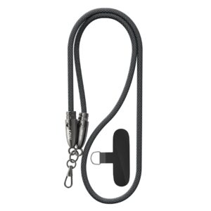 60W Fast Charging Type-C to Type-C Braided Data Cable (1.2M) with Zinc Alloy Connectors and Lanyard Design