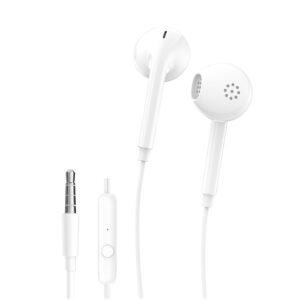 3.5mm Jack 120cm Lightweight Earbuds HD Bass Clear Sound In-Ear Earphones with Mic Compatible with Phones