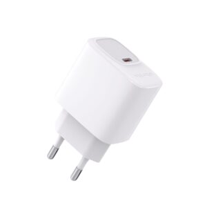 20W Fast Charging EU Power Delivery Travel Charger with Type-C Port (Charger Only)
