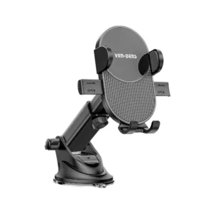 Clip-On Car Phone Holder with Suction Cup (360° Rotation)