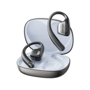 AI Powered Tanslation 60H 1000mAh black stylish lightweight Premium chip black long battery life wireless earbuds True Wireless Stereo