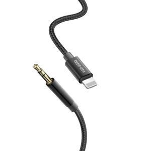 IP to 3.5 audio cable nylon braided cable+aluminium alloy for listening and line control