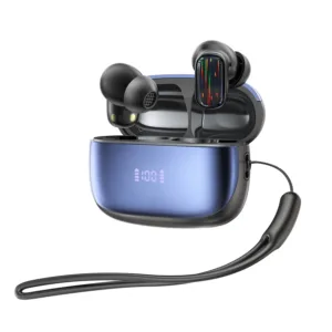 AI Powered Tanslation 400mAh BT 5.4 Type-C black Clear sound black long battery life wireless earbuds True Wireless Stereo